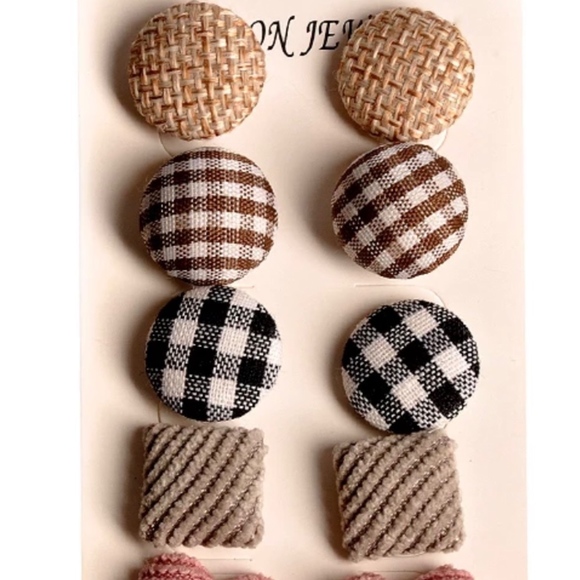 Earring Set - Set of 5 Pairs of Earrings - Picture 2 of 2